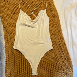 Abercrombie & Fitch White Body Suit